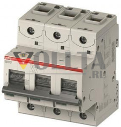 ABB Stotz-Kontakt S803S-K50, высокопроизводительный автоматический выключатель, 50A,K,400VAC=Icu 50kA,690VAC=Icu6kA,3P, 2CCS863001R0577