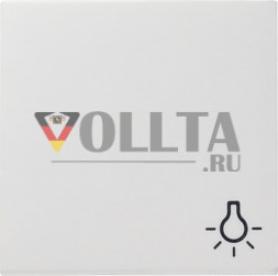 Gira 028527 System55 крышка, c символом  свет, цвет:чисто белый, тон: матовый