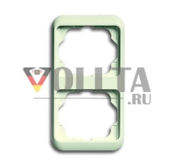 Busch-Jaeger 1732-22G рамка крышки, 2-сторонняя рамка цвета слоновой кости/белого цвета