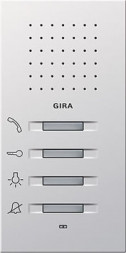 Gira 1250112 Ширококлавишный выключатель Квартирная станция цвет:чисто белый, тон:глянец
