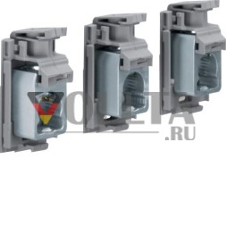 Клеммы Hager HYA005H x160 3-полюсные Al