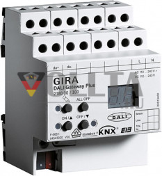 Gira 218000 DALI шлюз, Plus KNX